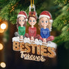 Personalized Acrylic Ornament – Christmas Gift For Sister, Bestie, Best Friend – Soulmates Always