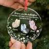 Personalized Glass Ornament - Christmas Gift For Sister, Bestie, Best Friend - You Make Life Softer
