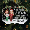 Personalized Acrylic Ornament – Christmas Gift For Sister, Bestie, Best Friend – Rooted In Love, Blooming In Friendship