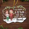 Personalized Acrylic Ornament – Christmas Gift For Sister, Bestie, Best Friend – Rooted In Love, Blooming In Friendship