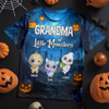 Personalized Unisex T-shirt – Halloween Gift For Grandma, Mom – Little Monsters Light Up Halloween