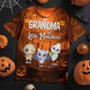 Personalized Unisex T-shirt – Halloween Gift For Grandma, Mom – Little Monsters Light Up Halloween