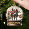 Personalized Acrylic Ornament – Christmas Gift For Sister, Bestie, Best Friend – Blessed With Friends