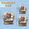 Personalized Acrylic Ornament – Christmas Gift For Sister, Bestie, Best Friend – Blessed With Friends