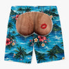 Personalized Funny Men Swim Trunks – Summer Gift For Men – Rear View Approved