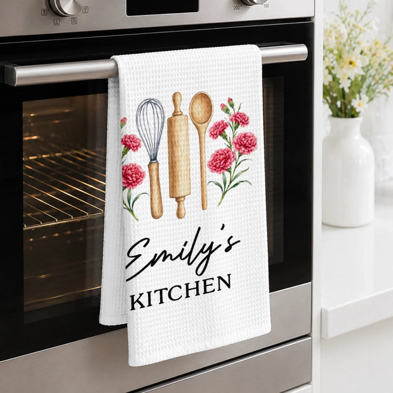 Personalized Kitchen Towel – Gift For Her, Mom, Grandma – Home Sweet Home