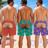 Personalized Funny Men Swim Trunks – Summer Gift For Men – Rear View Champion