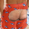 Personalized Funny Men Swim Trunks – Summer Gift For Men – Rear View Champion