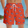 Personalized Funny Men Swim Trunks – Summer Gift For Men – Rear View Champion