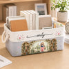 Personalized Storage Basket – Gifts For Book Lovers – Happiness Is A Room Full Of Books