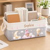 Personalized Storage Basket – Baby Shower Gift For New Parents – Tiny Hands Big Love
