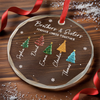 Personalized Glass Ornament - Christmas Gift For Sister, Brother, Sibling - Siblings Make Christmas Merrier
