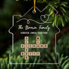 Personalized Acrylic Ornament – Christmas Gift For Family – Forever Linked Together