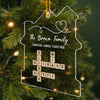 Personalized Acrylic Ornament – Christmas Gift For Family – Forever Linked Together
