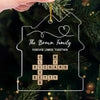 Personalized Acrylic Ornament – Christmas Gift For Family – Forever Linked Together