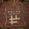 Personalized Acrylic Ornament – Christmas Gift For Family – Forever Linked Together