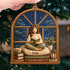 Personalized Wood Ornament – Christmas Gift For Book Lovers – Books Before Bells