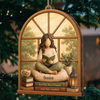 Personalized Wood Ornament – Christmas Gift For Book Lovers – Books Before Bells