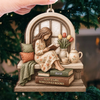 Personalized Wood Ornament – Christmas Gift For Book Lovers – Season Of Readings