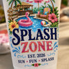 Personalized Party Plastic Cups – Summer Vacation And Travel Gifts Gifts For Family, Friends – Splash Zone