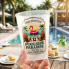 Personalized Party Cups - Poolside, Summer Gift For Couple, Family- Party Like A Flamingo