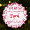 Personalized Acrylic Ornament – Christmas Gift For Sister, Bestie, Best Friend – Wrapped In Friendship And Cheer