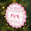 Personalized Acrylic Ornament – Christmas Gift For Sister, Bestie, Best Friend – Wrapped In Friendship And Cheer