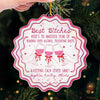 Personalized Acrylic Ornament – Christmas Gift For Sister, Bestie, Best Friend – Wrapped In Friendship And Cheer