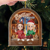 Personalized Acrylic Ornament – Christmas Gift For Sister, Bestie, Best Friend – Forever My Partner In Joy
