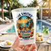Personalized Party Cups - Poolside, Summer Gift For Couple, Family - Good Times Splashing