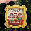Personalized Acrylic Ornament – Christmas Gift For Sister, Bestie, Best Friend – Laughter Wrapped In Friendship