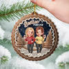 Personalized Acrylic Ornament – Christmas Gift For Sister, Bestie, Best Friend – Different Roots Same Soul