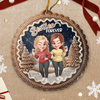 Personalized Acrylic Ornament – Christmas Gift For Sister, Bestie, Best Friend – Different Roots Same Soul