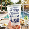 Personalized Party Cups - Poolside, Summer Gift For Couple, Family - Sun Splash Repeat