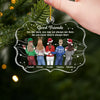 Personalized Acrylic Ornament – Christmas Gift For Sister, Bestie, Best Friend – A Journey Without An End