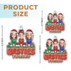 Personalized Acrylic Ornament – Christmas Gift For Sister, Bestie, Best Friend – Side By Side