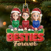 Personalized Acrylic Ornament – Christmas Gift For Sister, Bestie, Best Friend – Side By Side