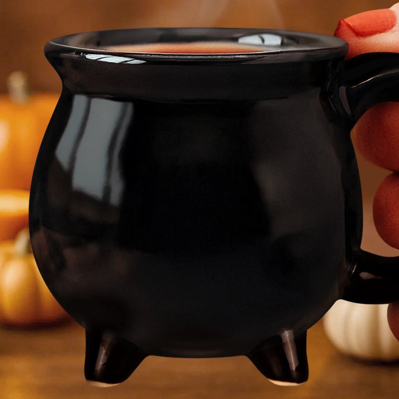 Personalized Cauldron Coffee Mug - Halloween Witchy Gift For Sister, Bestie, Best Friend - Mystic Soul