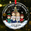 Personalized Glass Ornament - Christmas Gift For Family - Christmas Is Better When We're Together