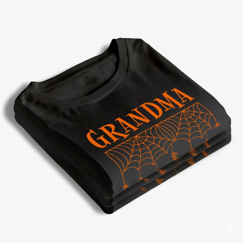 Personalized Unisex T-shirt, Hoodie – Halloween Gift For Grandma, Mom – Grandma's Spooky Squad