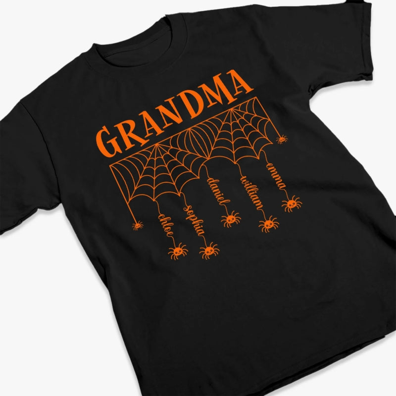 Personalized Unisex T-shirt, Hoodie – Halloween Gift For Grandma, Mom – Grandma's Spooky Squad