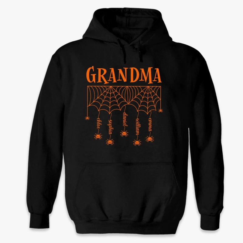 Personalized Unisex T-shirt, Hoodie – Halloween Gift For Grandma, Mom – Grandma's Spooky Squad