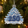 Personalized Acrylic Ornament – America 250th Anniversary, Christmas Gift For Family – Home For The Holidays