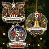 Personalized Acrylic Ornament – America 250th Anniversary, Christmas Gift For Family – Generations Of Freedom And Love