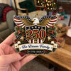 Personalized Acrylic Ornament – America 250th Anniversary, Christmas Gift For Family – Generations Of Freedom And Love