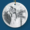 Personalized Photo Ceramic Ornament – Anniversary, Christmas Gift For Couple – We Create New Traditions Together