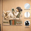 Personalized Acrylic Fridge Magnet - Gift For Book Lovers - Just One More Chapter
