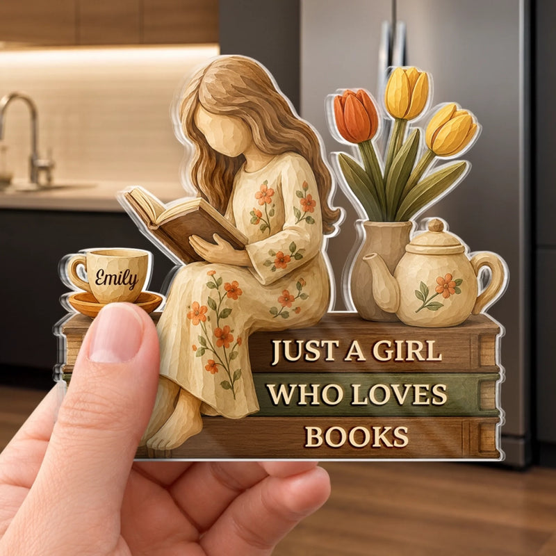 Personalized Acrylic Fridge Magnet - Gift For Book Lovers - One More Chapter Awaits