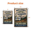 Personalized Home Decor Metal Sign – Summer, Anniversary Gift For Couple, Camping Lovers – Camp Life With You