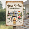 Personalized Home Decor Metal Sign – Summer, Anniversary Gift For Couple, Camping Lovers, Pet Lovers – Camp More Love More